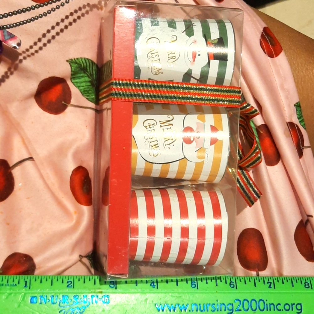 NWT CHRISTMAS Lot Of Three Brand New Christmas Decorating Candles Gift Set